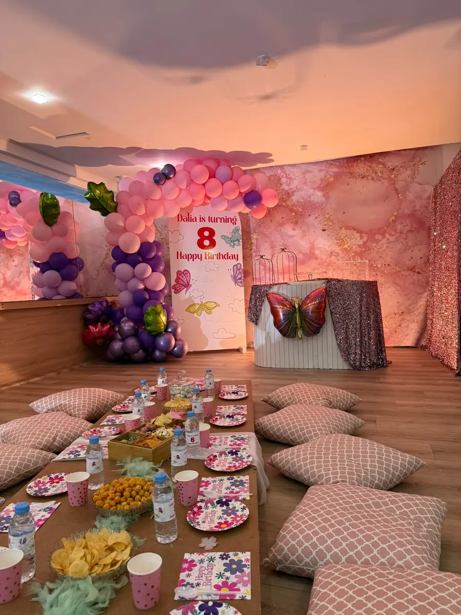 pink themed birthday party